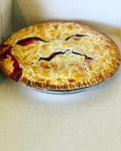 Menu cherry pie