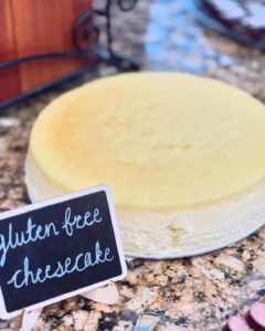 Menu collosal cheese gluten free