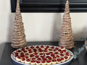 Menu minicheesecakes