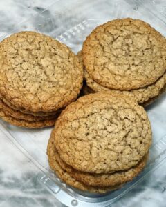 Menu oatmeal cookie